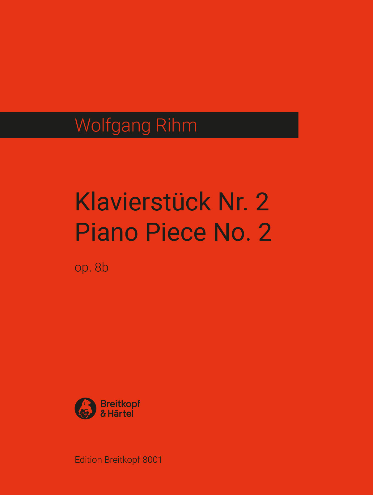 Anderes Coverbild Klavierstück Nr. 2 op. 8b (1971)