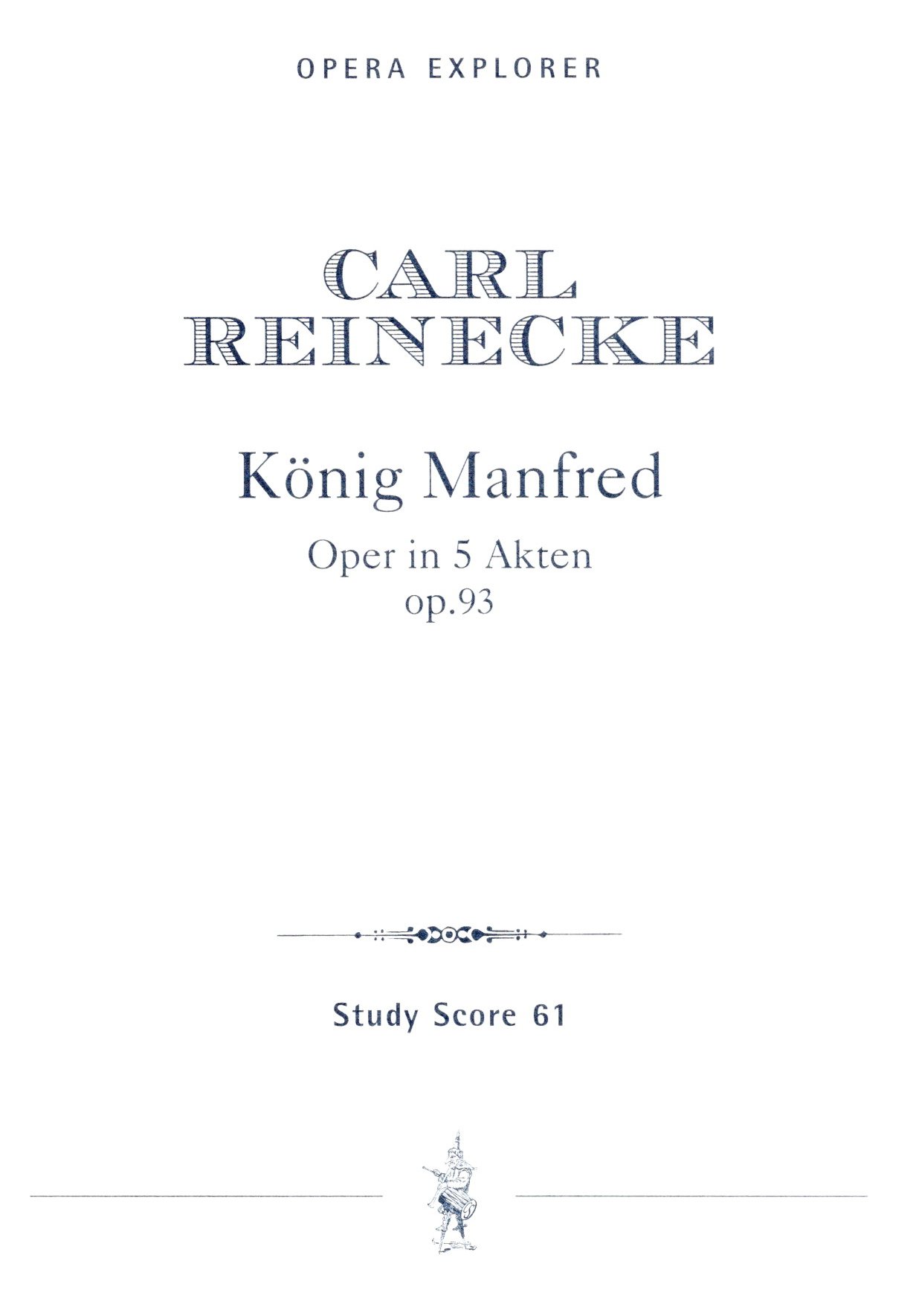 Vorderes Coverbild König Manfred op. 93