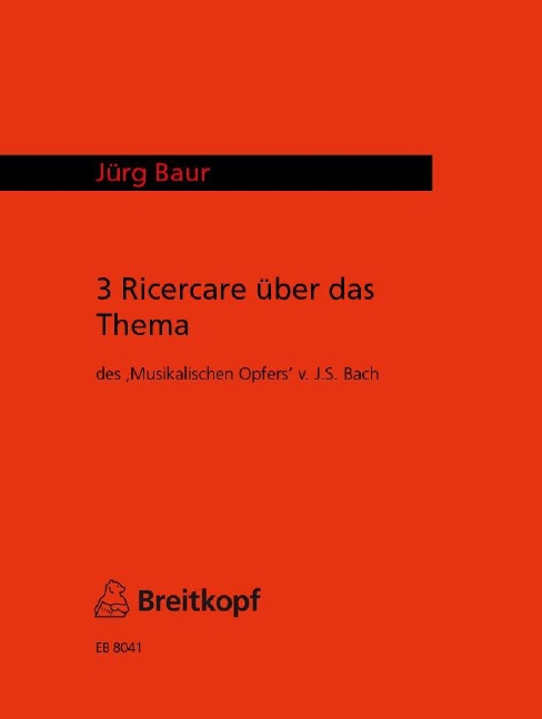 Anderes Coverbild Drei Ricercare