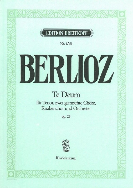 Anderes Coverbild Te Deum op. 22