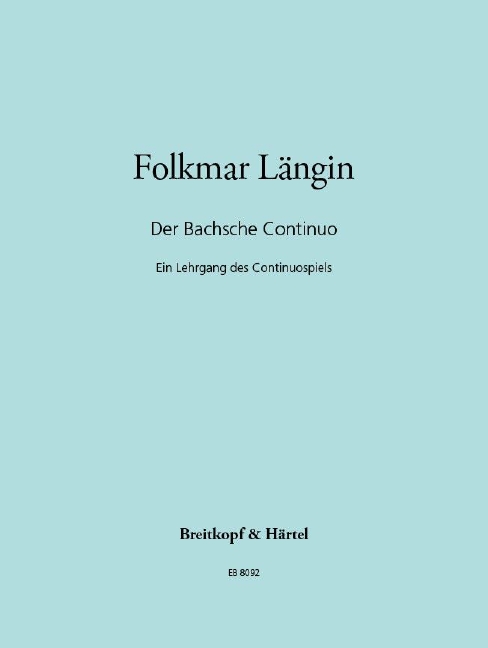 Anderes Coverbild Der Bachsche Continuo