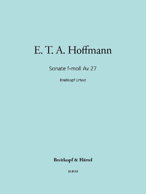 Anderes Coverbild Sonate f-moll Av 27
