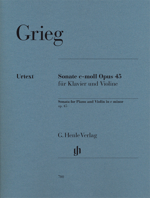 Vorderes Coverbild Violinsonate Nr. 3 c-moll op. 45