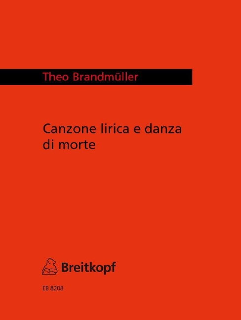 Anderes Coverbild Canzone lirica e danza di mort