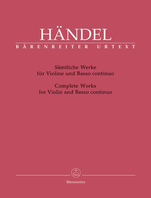 Anderes Coverbild Sämtliche Werke für Violine und Basso continuo
