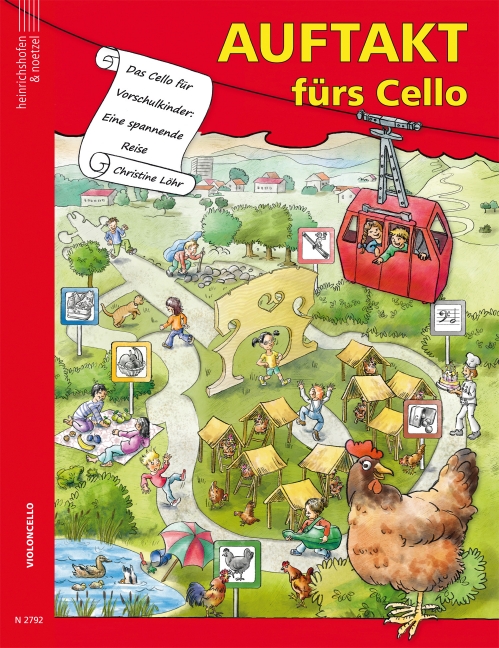 Vorderes Coverbild Auftakt fürs Cello 