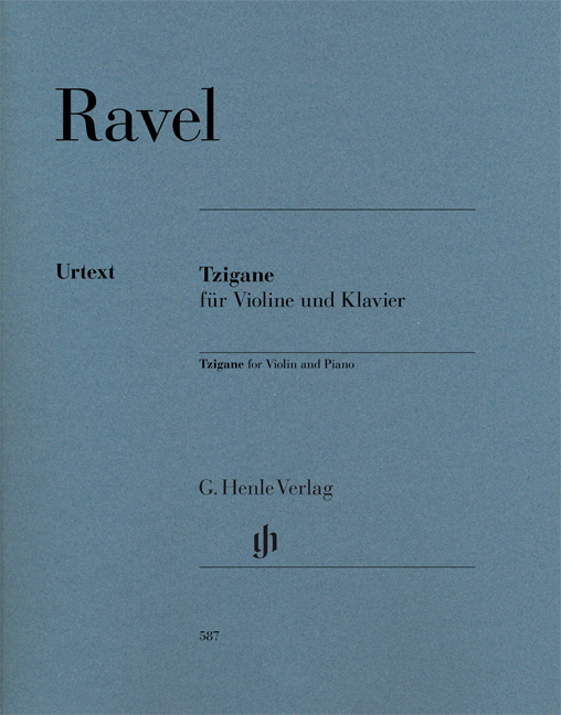 Vorderes Coverbild Tzigane für Violine und Klavier