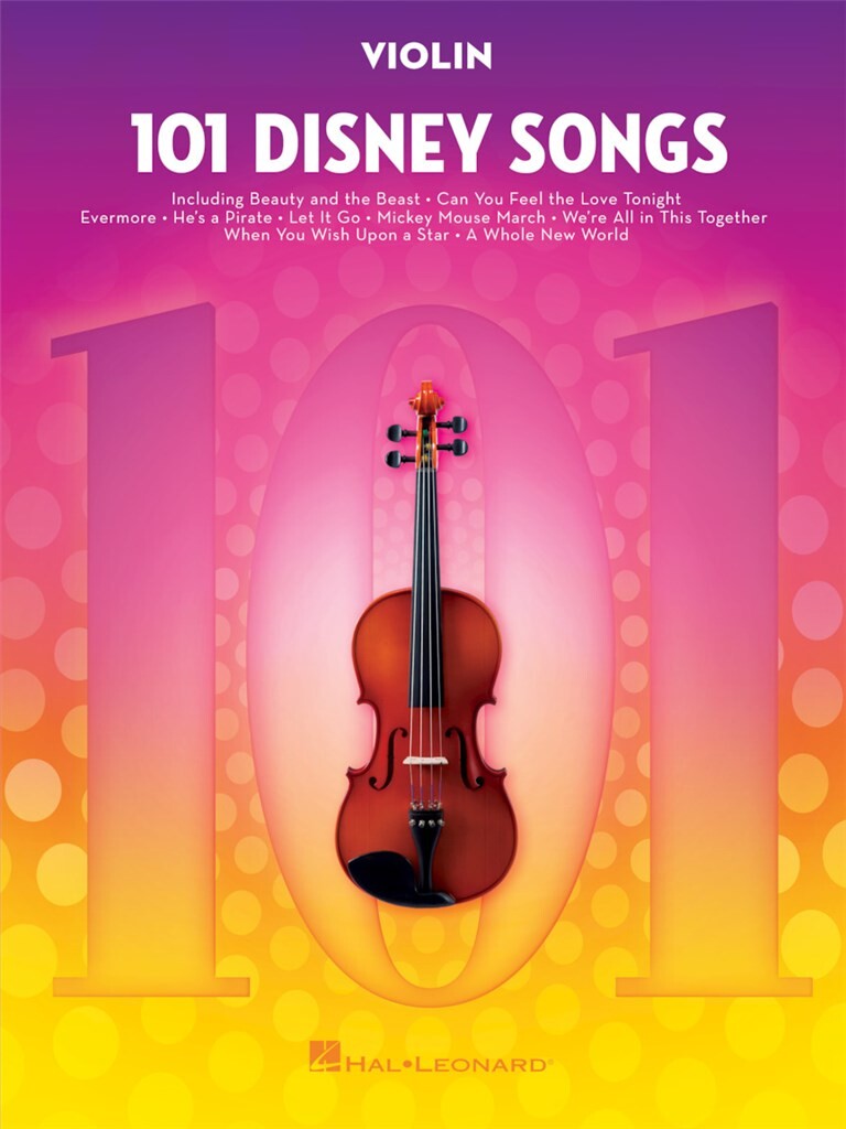 Vorderes Coverbild 101 Disney Songs for Violin