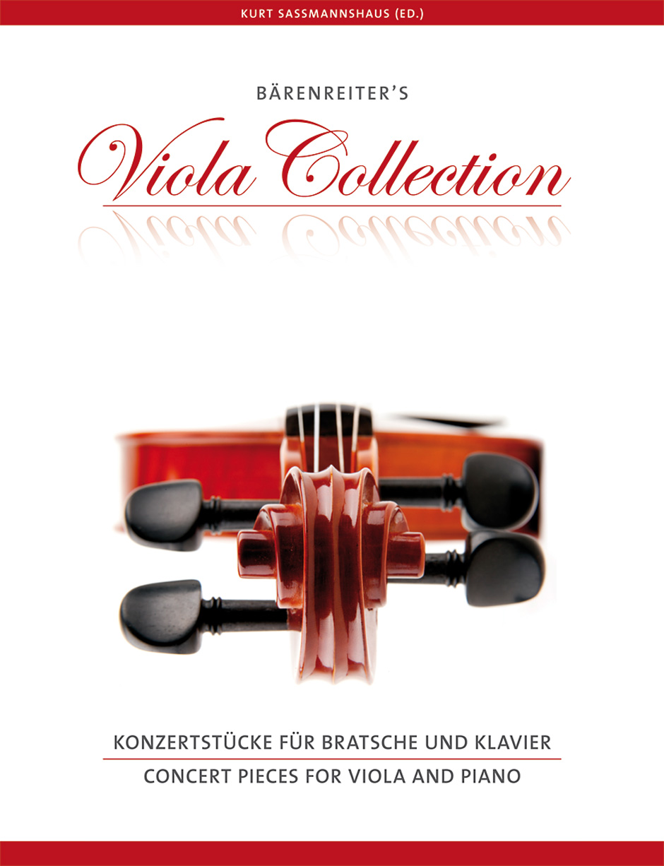 Vorderes Coverbild Konzertstücke für Bratsche und Klavier