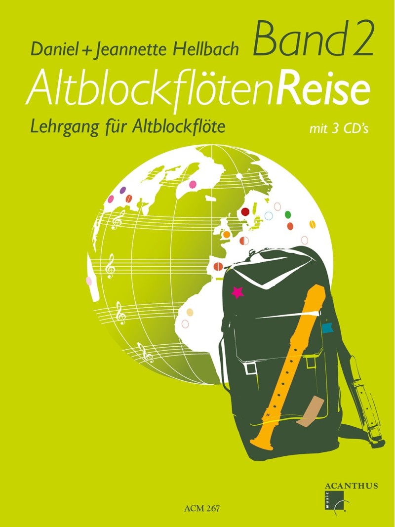 Vorderes Coverbild AltblockflötenReise Band 2