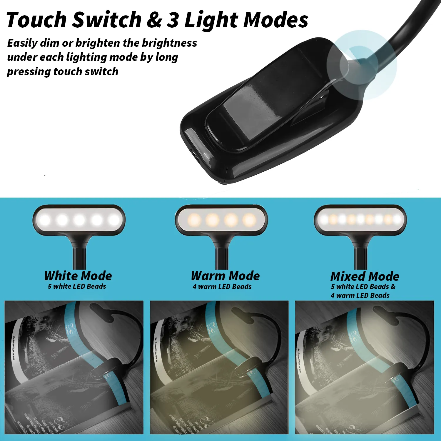 Anderes Coverbild Wiederaufladbare LED Notenpultleuchte