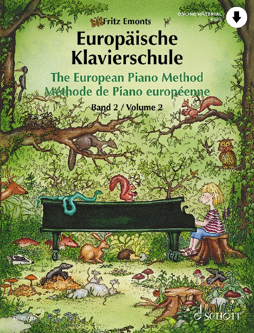 Vorderes Coverbild Europäische Klavierschule Band 2