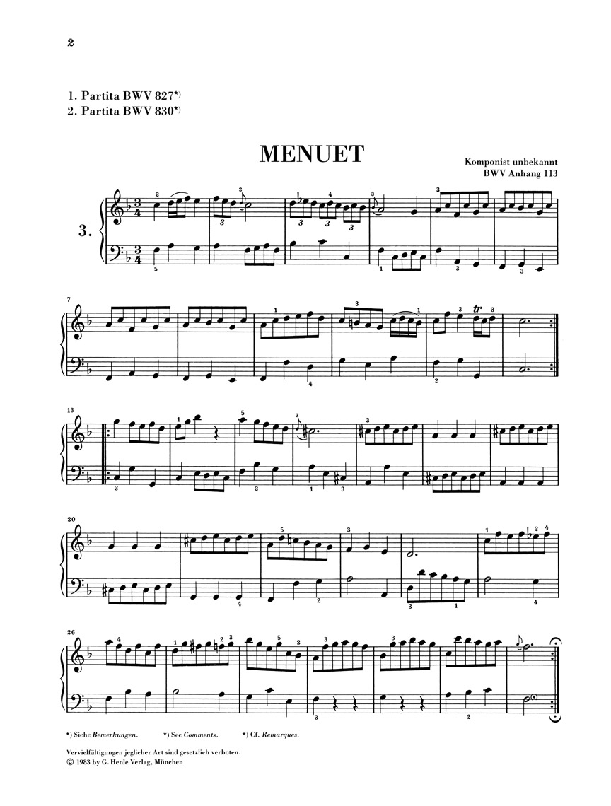 Anderes Coverbild Notenbüchlein für Anna Magdalena Bach 1725