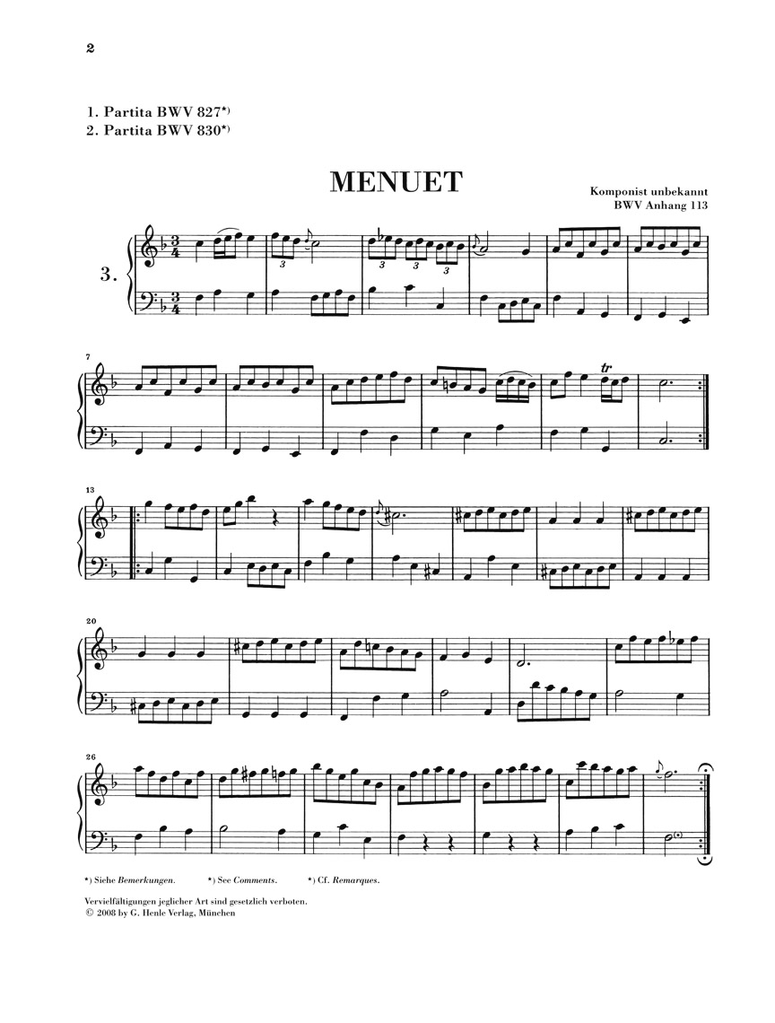 Anderes Coverbild Notenbüchlein für Anna Magdalena Bach 1725