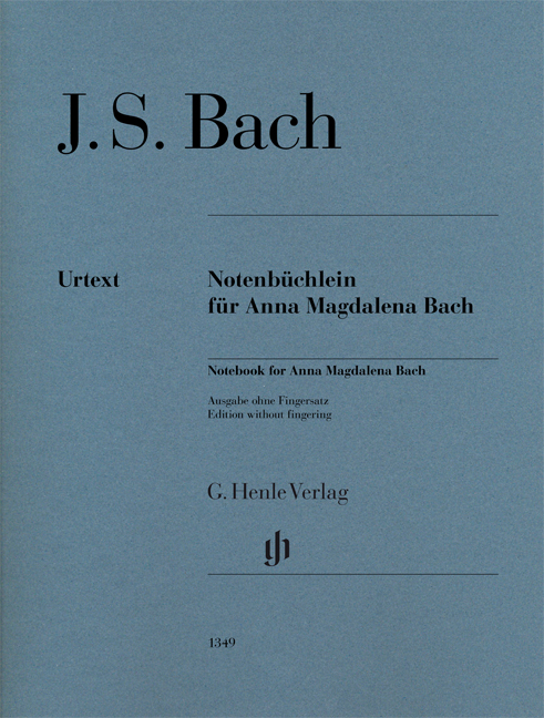 Vorderes Coverbild Notenbüchlein für Anna Magdalena Bach 1725