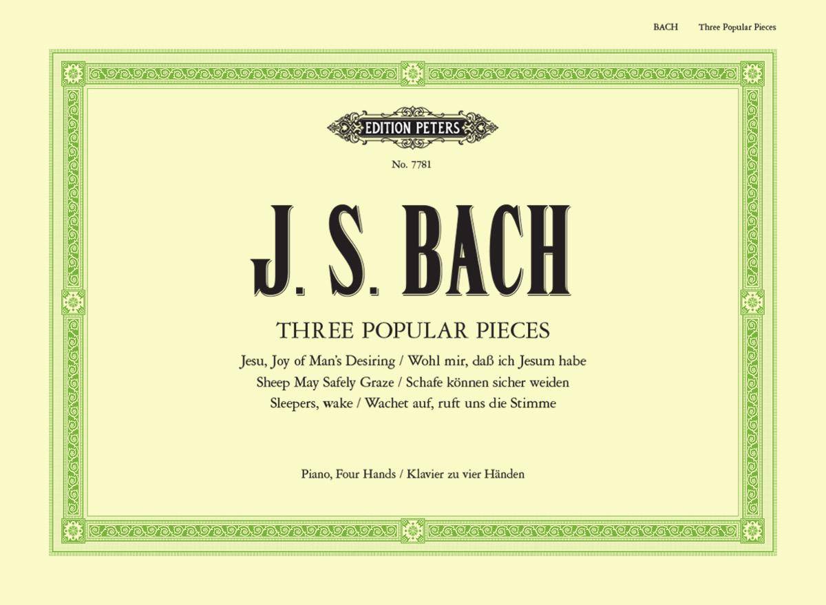 Vorderes Coverbild 3 beliebte Stücke aus der Kantaten BWV 140, 147, 208