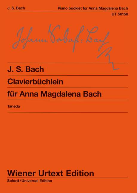 Vorderes Coverbild Clavierbüchlein der Anna Magdalena Bach