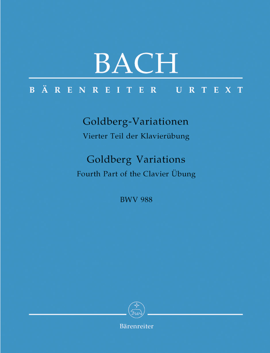 Vorderes Coverbild Goldberg-Variationen BWV 988