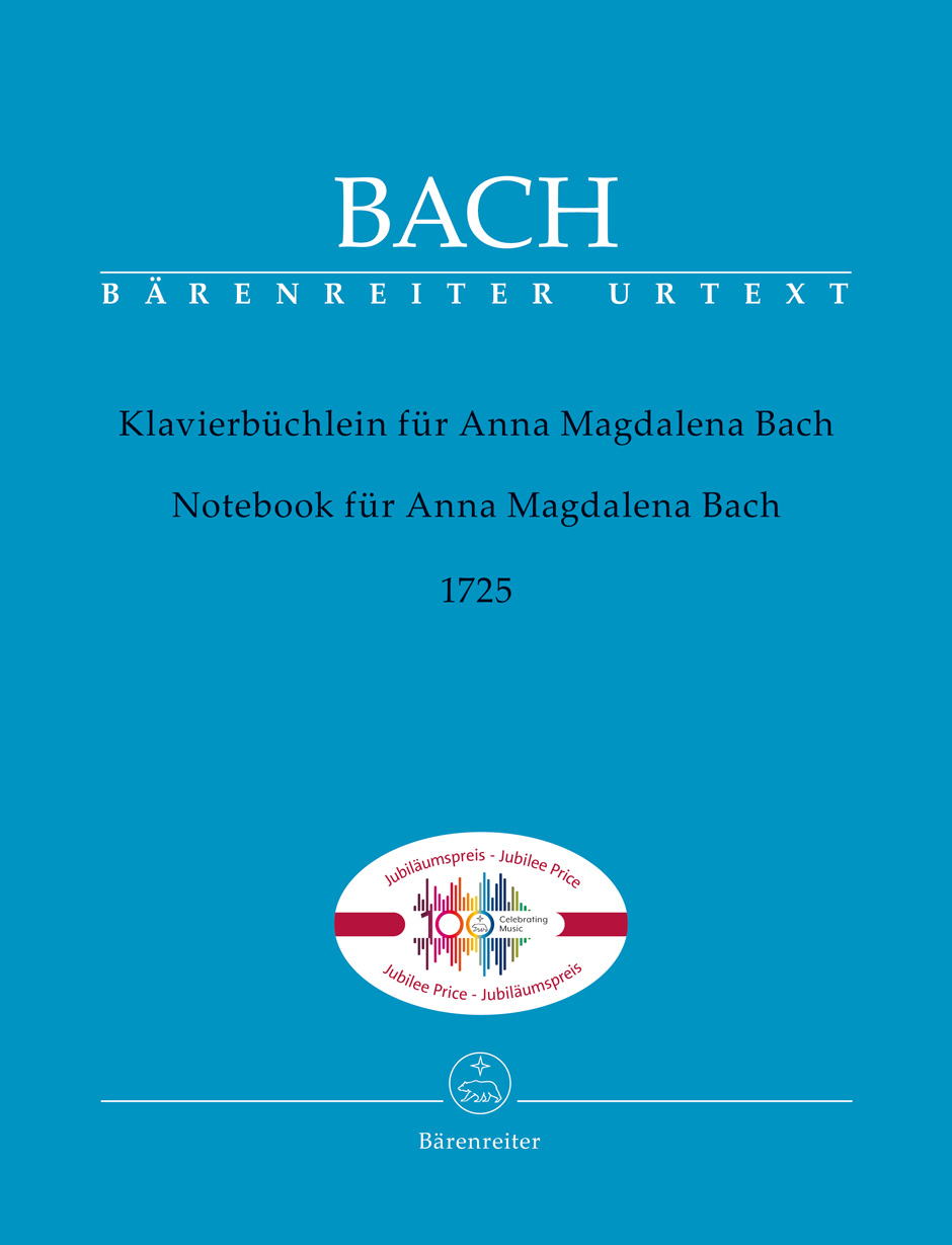 Vorderes Coverbild Klavierbüchlein für Anna Magdalena Bach (1725)