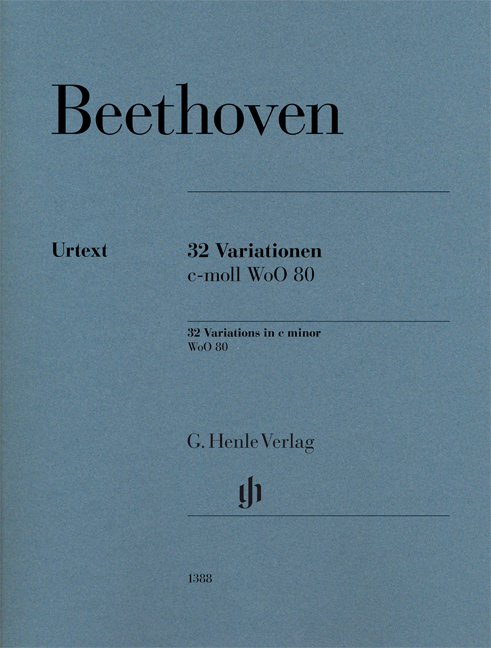 Vorderes Coverbild 32 Variationen c-moll WoO 80