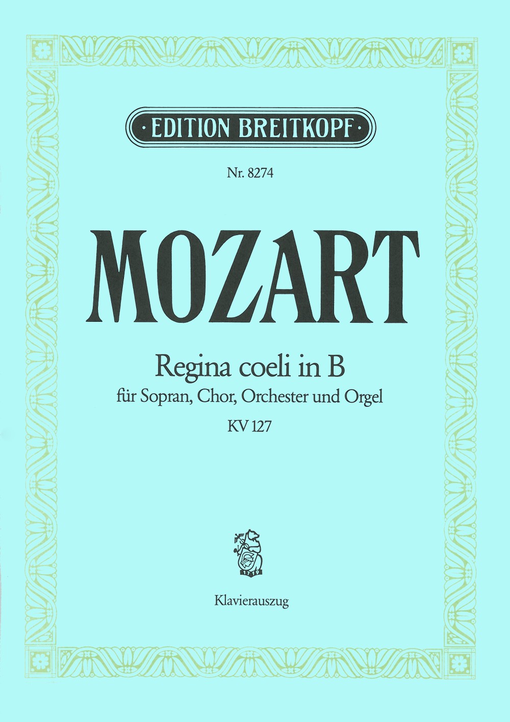 Anderes Coverbild Regina coeli in B KV 127