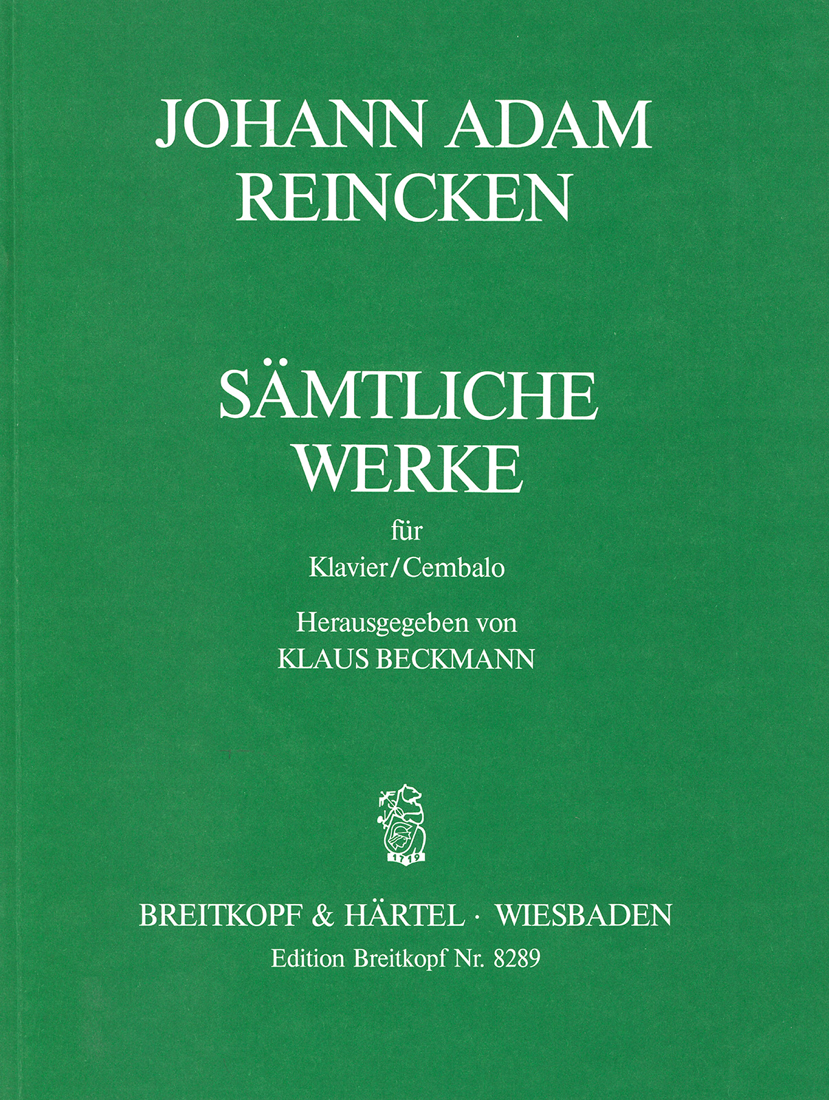 Vorderes Coverbild Sämtliche Werke für Klavier (Cembalo)