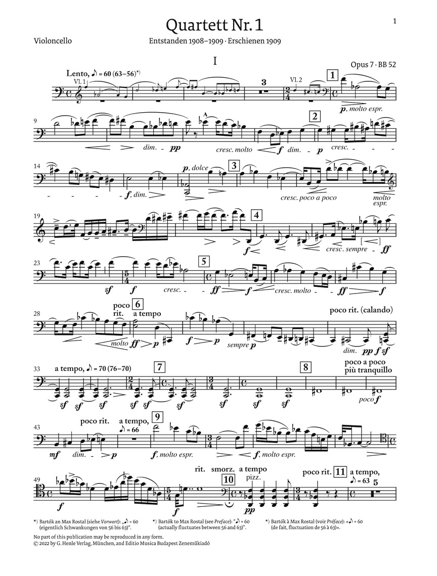 Anderes Coverbild Streichquartett Nr. 1 op. 7