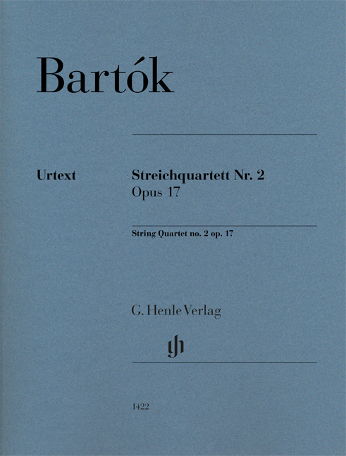 Vorderes Coverbild Streichquartett Nr. 2 op. 17