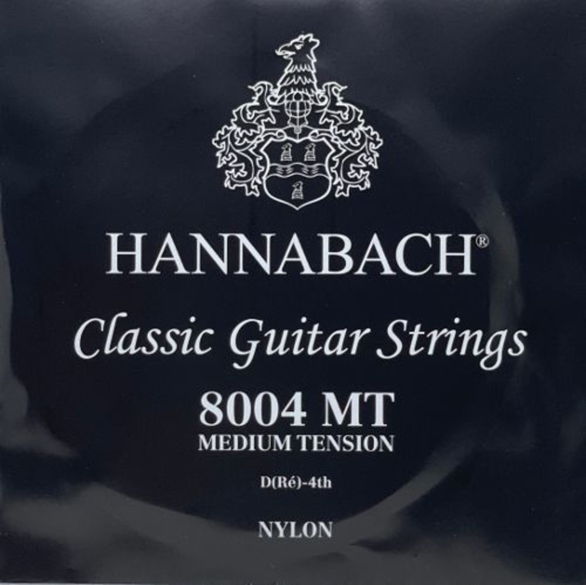Vorderes Coverbild Hannabach Klassikgitarre-Saiten Serie 800 Medium Tension versilbert, D Saite