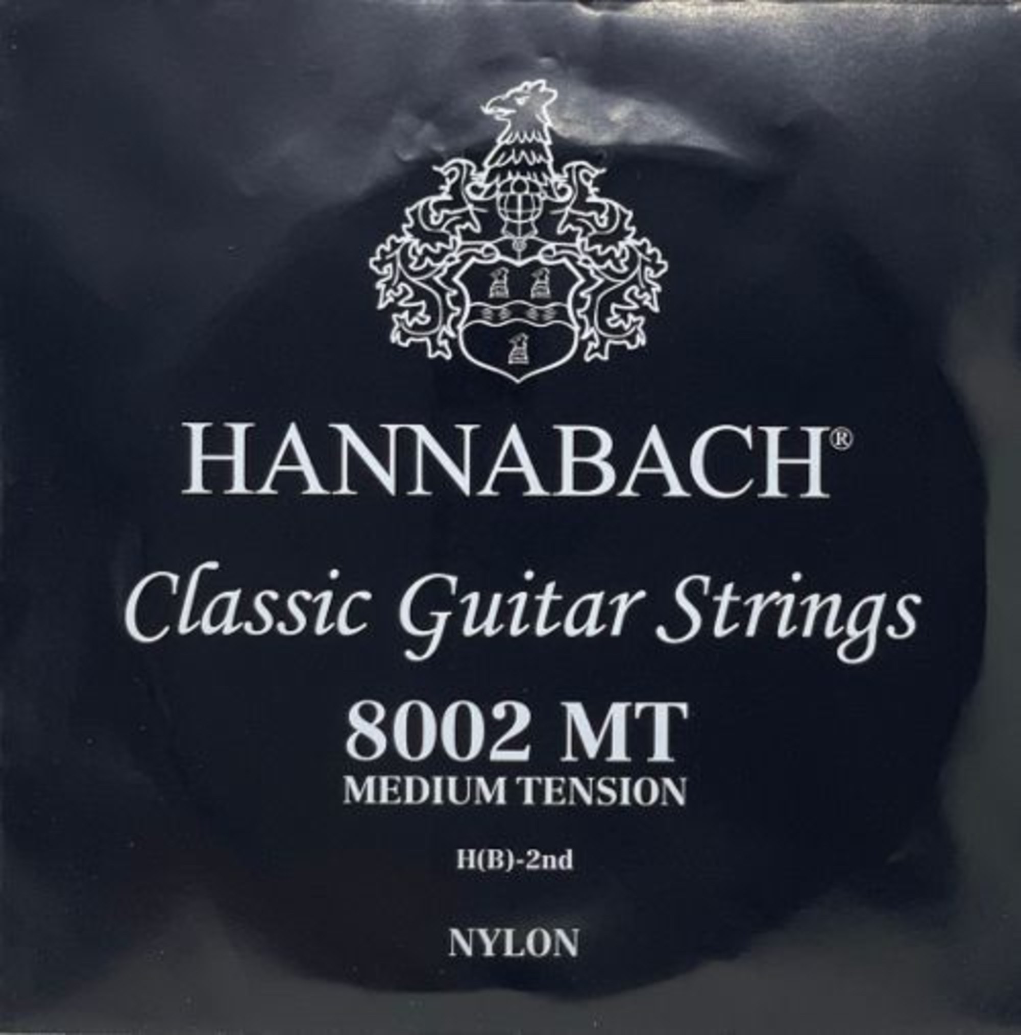 Vorderes Coverbild Hannabach Klassikgitarre-Saiten Serie 800 Medium Tension versilbert, H/B Saite