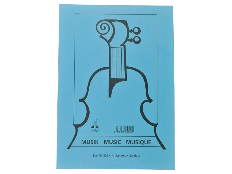 Vorderes Coverbild Skizzenblock - Hoch 50 Blatt 14 Systeme