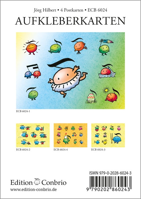 Vorderes Coverbild Aufkleberkarten