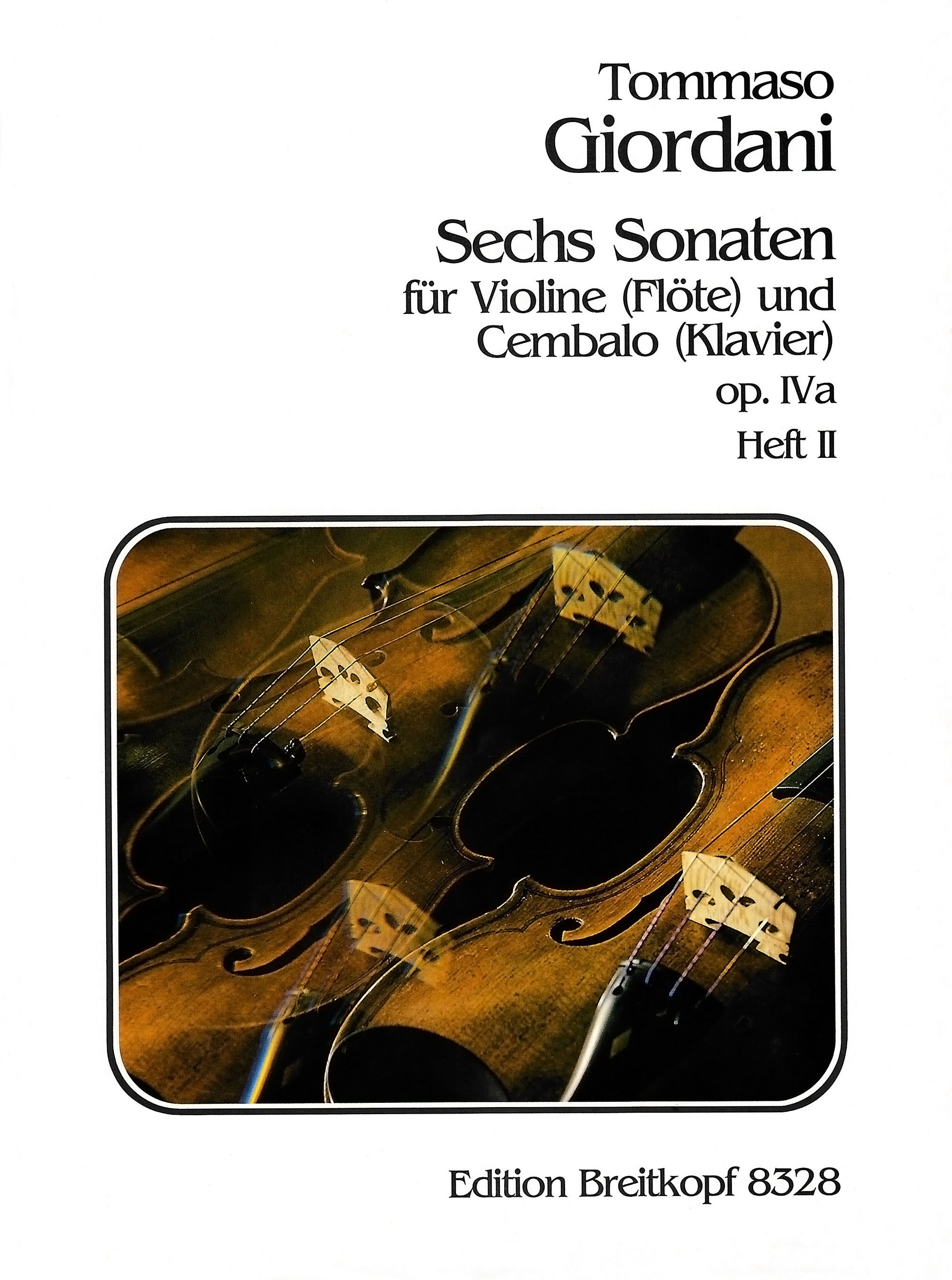 Vorderes Coverbild Sechs Sonaten op. IVa, Heft 2