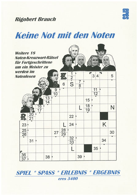 Vorderes Coverbild Noten-Kreuzwort-Rätsel 2