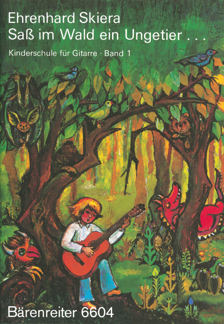 Anderes Coverbild Kinderschule für Gitarre, Band 1: Saß im Wald ein Ungetier