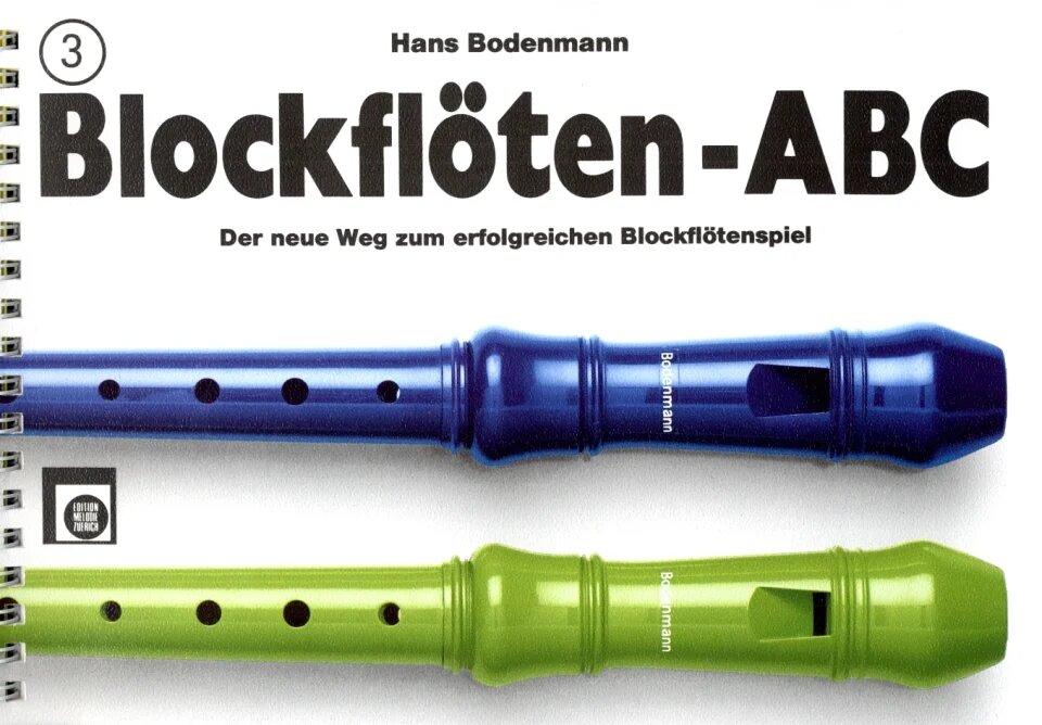 Vorderes Coverbild Blockflöten ABC, Heft 3