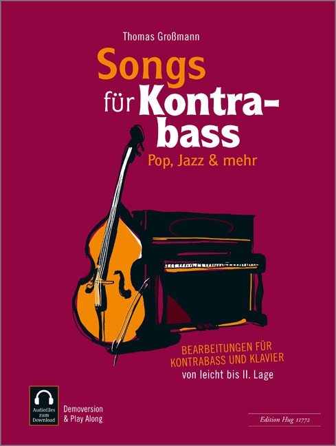 Vorderes Coverbild Songs für Kontrabass