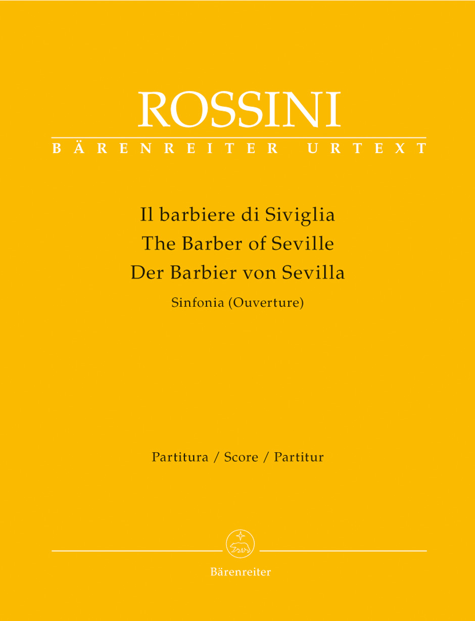 Vorderes Coverbild Il barbiere di Siviglia (Der Barbier von Sevilla). Sinfonia (Ouverture)