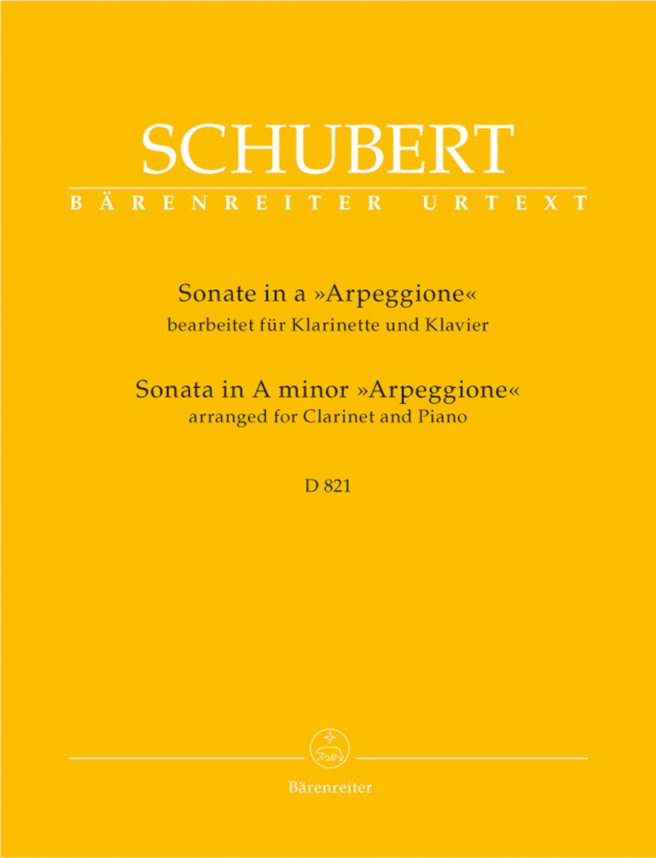Vorderes Coverbild Sonate a-Moll D 821 "Arpeggione"