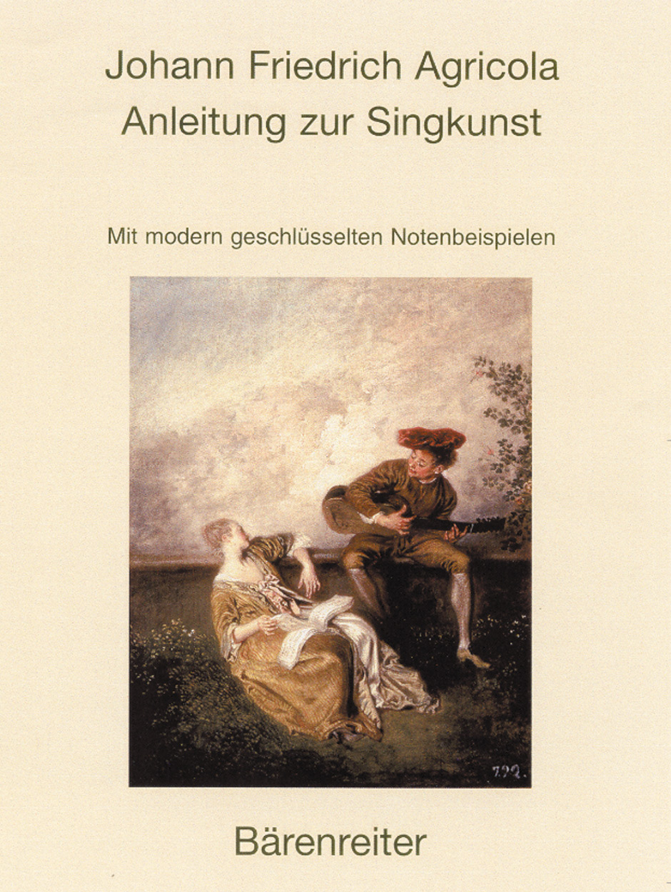 Vorderes Coverbild Anleitung zur Singkunst