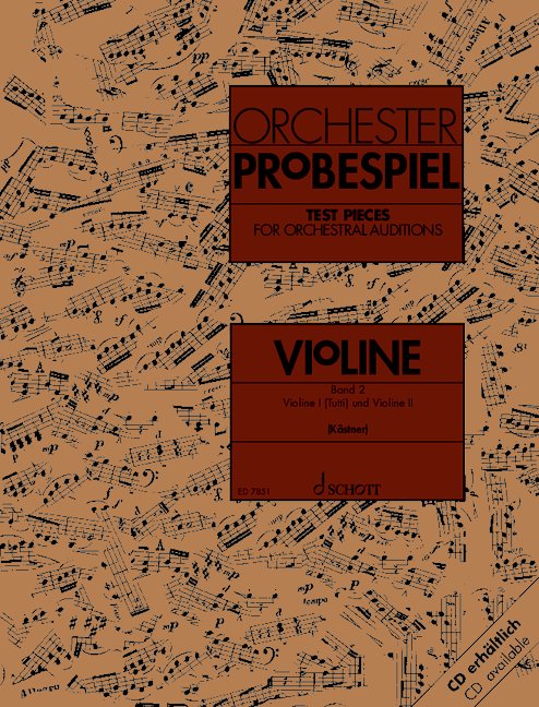 Anderes Coverbild Orchester-Probespiel Violine Band 2
