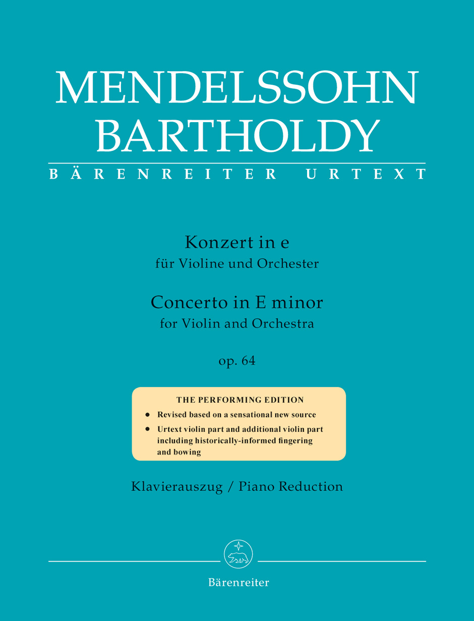 Vorderes Coverbild Konzert für Violine und Orchester e-Moll op. 64