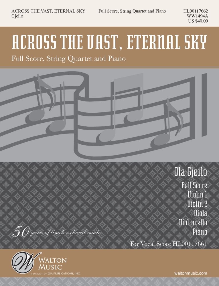 Vorderes Coverbild Across the vast eternal Sky