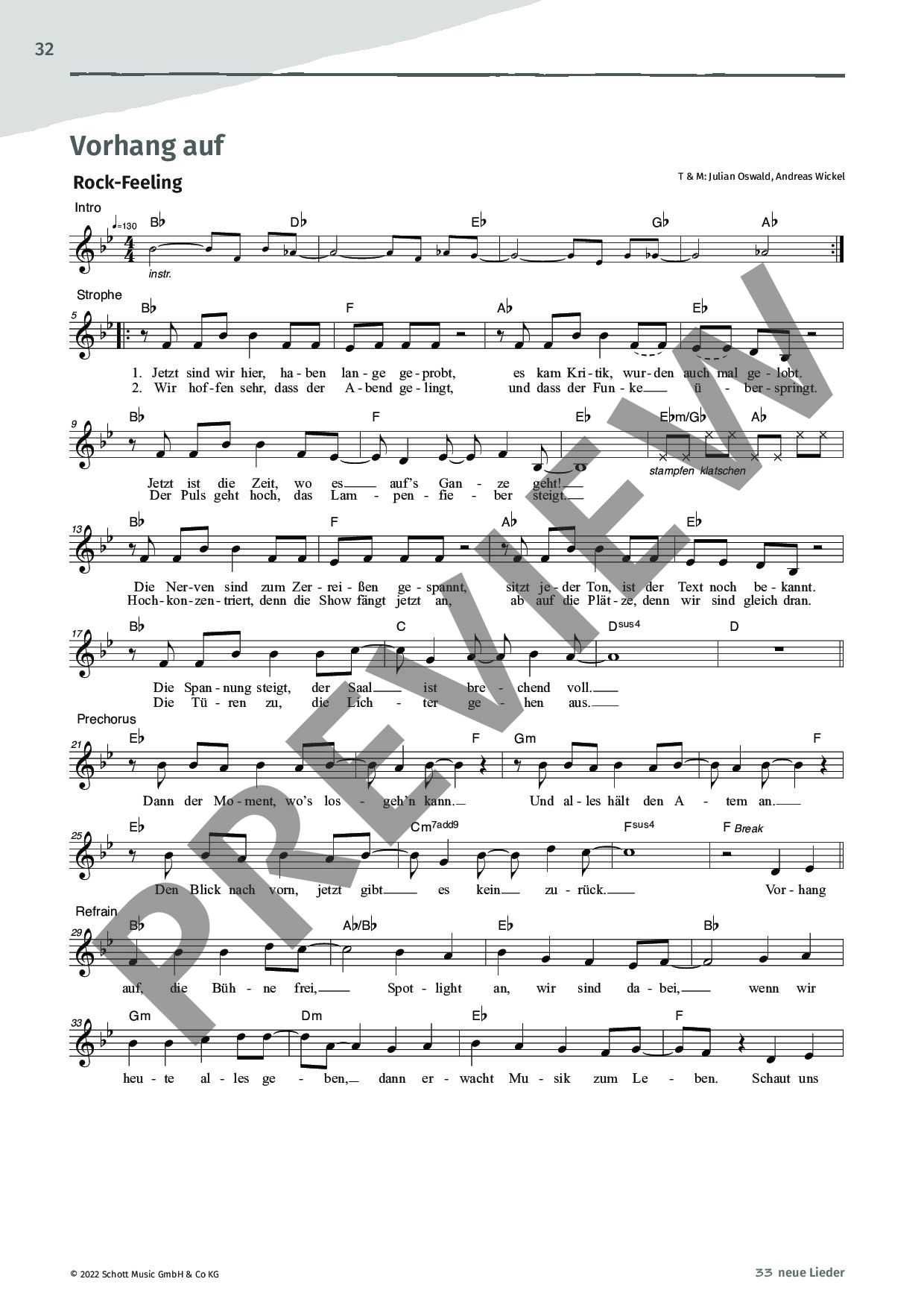 Anderes Coverbild 33 neue Lieder für jeden schulischen Anlass