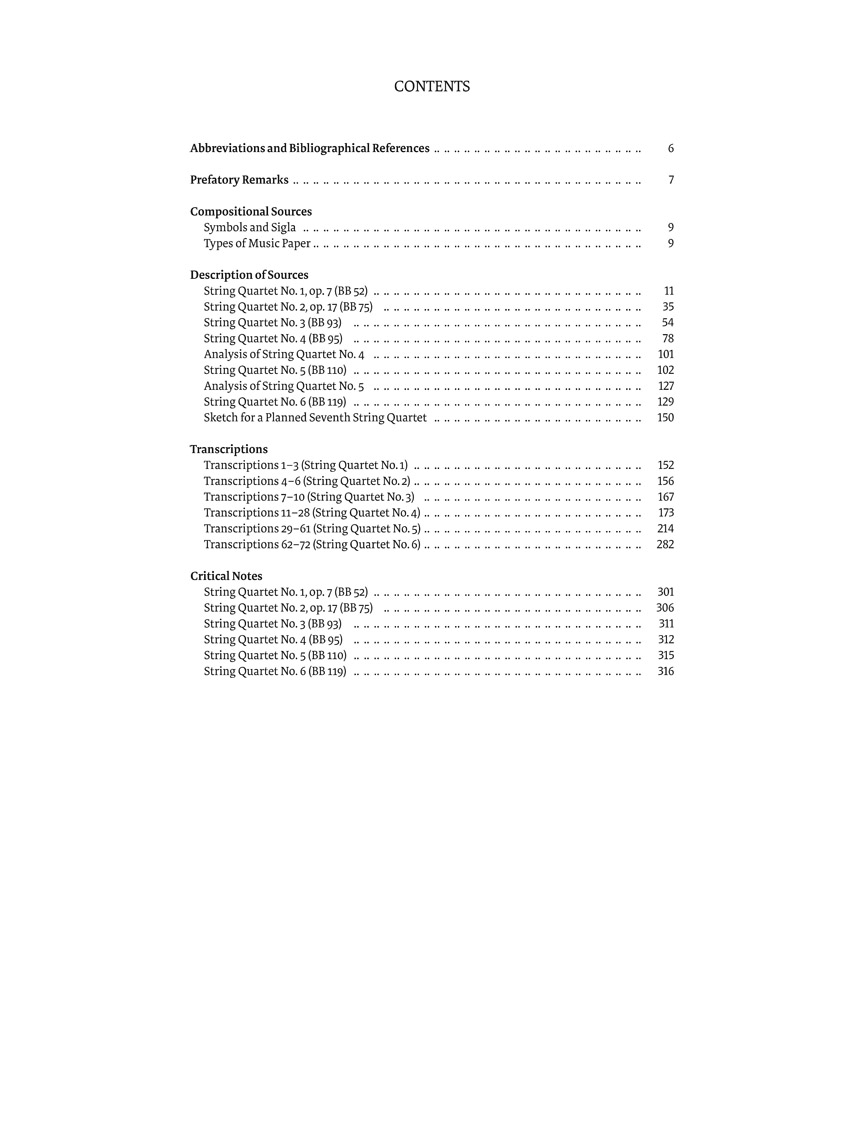 Anderes Coverbild String Quartets nos. 1-6 (2)