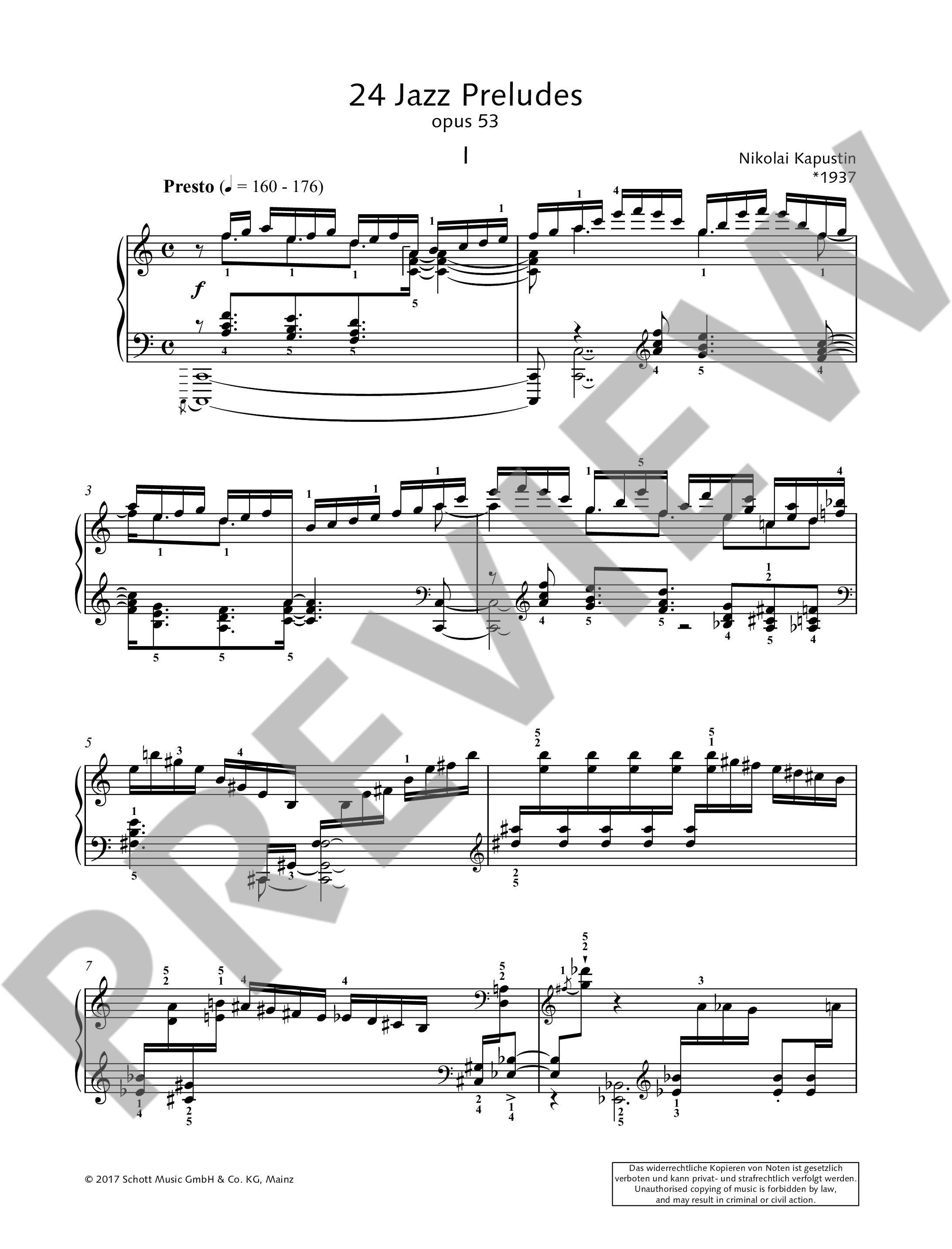 Anderes Coverbild 24 Jazz Preludes op. 53 (1988)