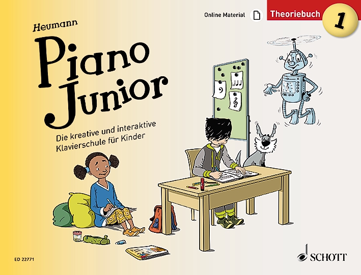 Vorderes Coverbild Piano Junior: Theoriebuch 1