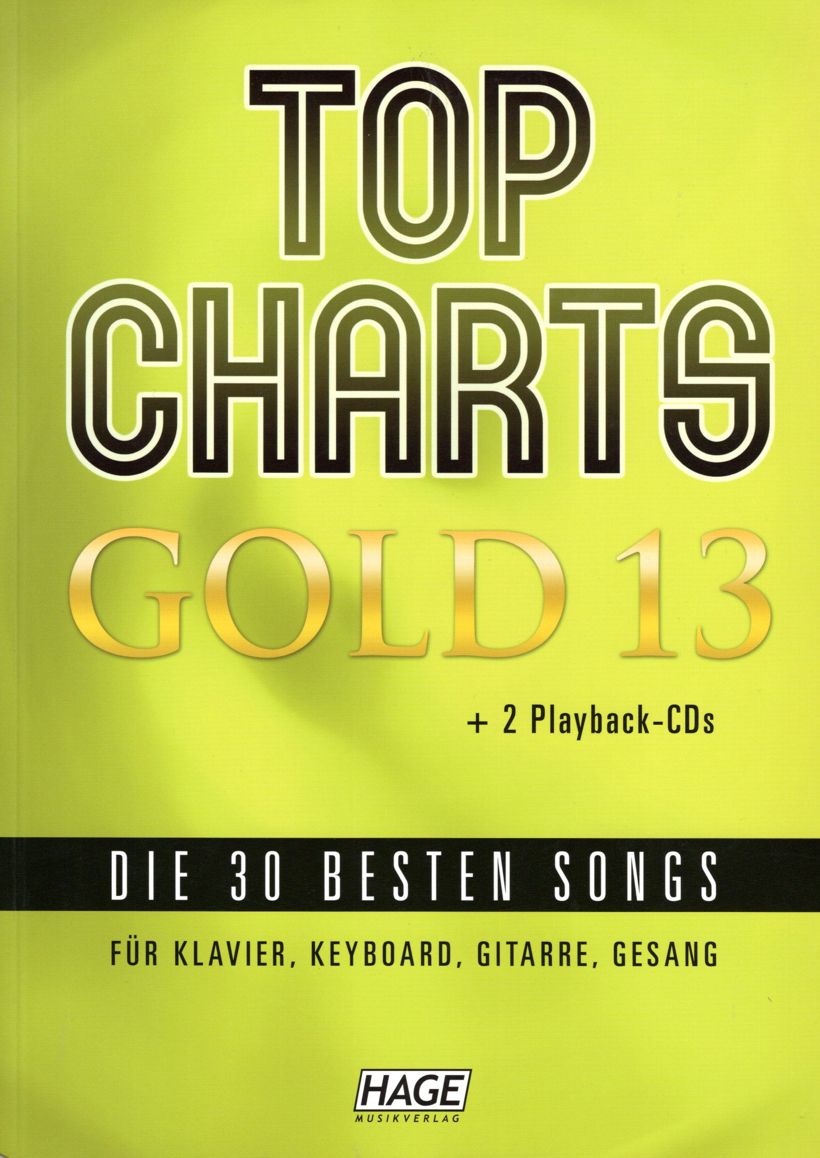 Vorderes Coverbild Top Charts Gold 13