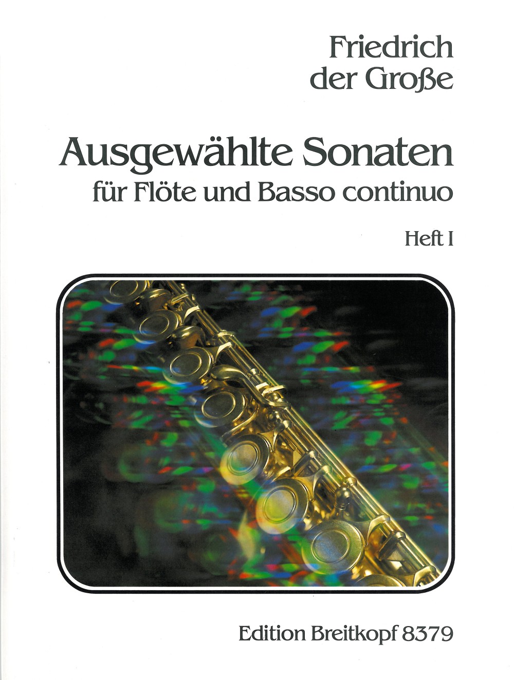 Anderes Coverbild Ausgewählte Sonaten für Flöte und Basso continuo, Heft 1
