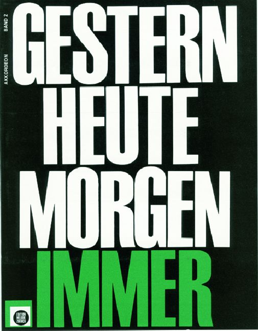 Vorderes Coverbild Gestern heute morgen immer 2
